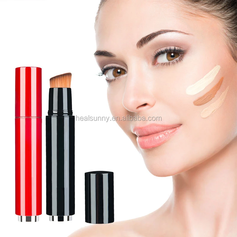 

Make up brushes professional foundation cosmetic private label makeup brush, Black, red