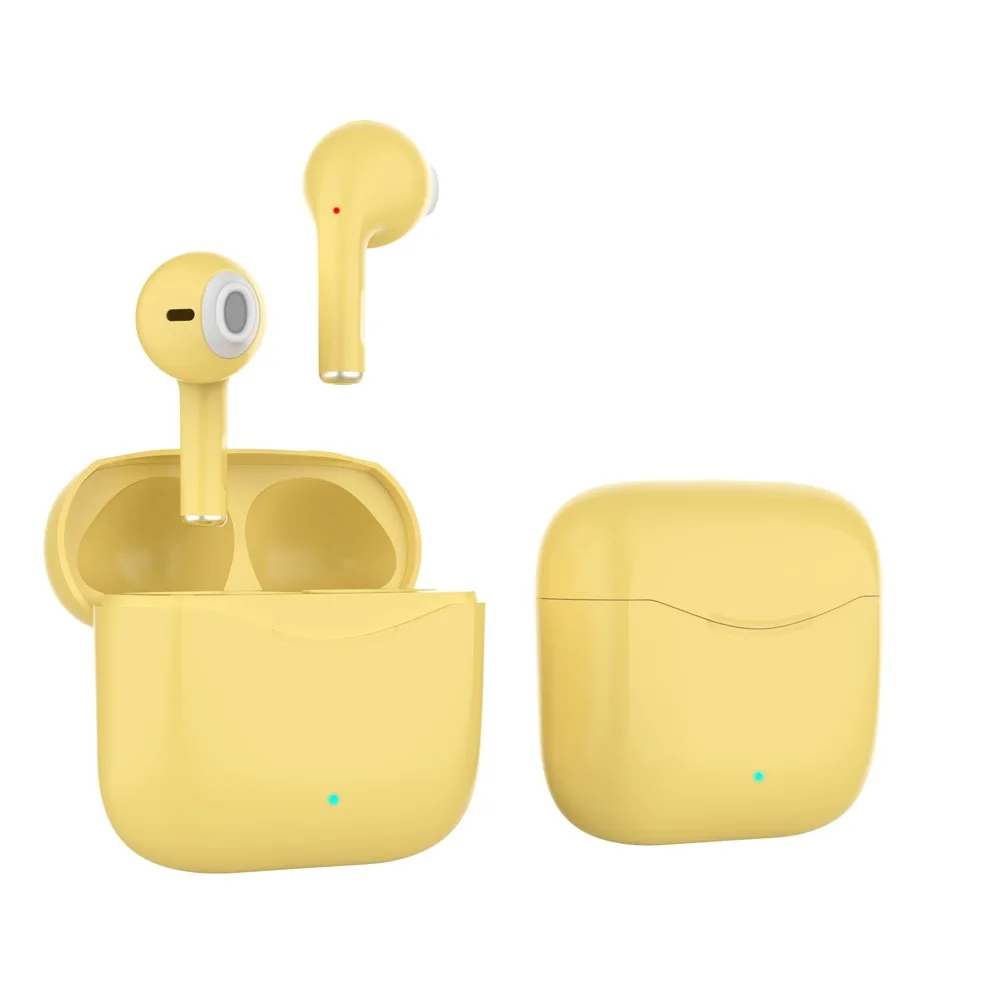 

2022 Original quality LR15 TWS Popular Candy color BT 5.1 Wireless Sterio Earbuds Earphone, Black white green pink yellow