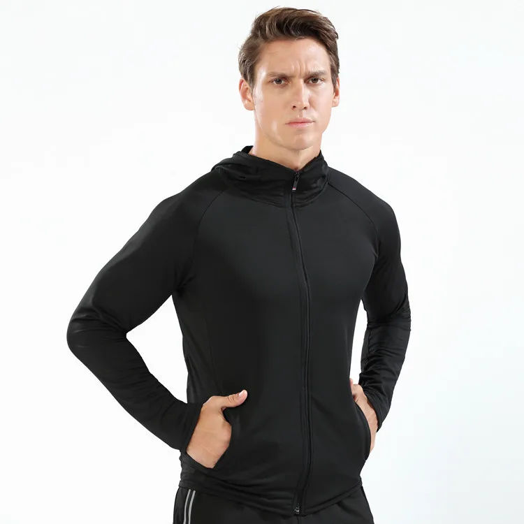 

Mens Zipper winter coats for men Long Sleeve men's hoodies & sweatshirts Slim Fitness Gym men's jackets & coats
