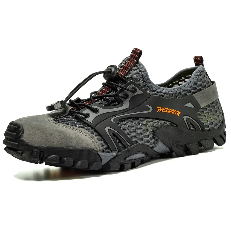 

Summer Outdoor Men Hiking Shoes Breathable Quck-dry Outdoor Sneakers Men Sport Shoes