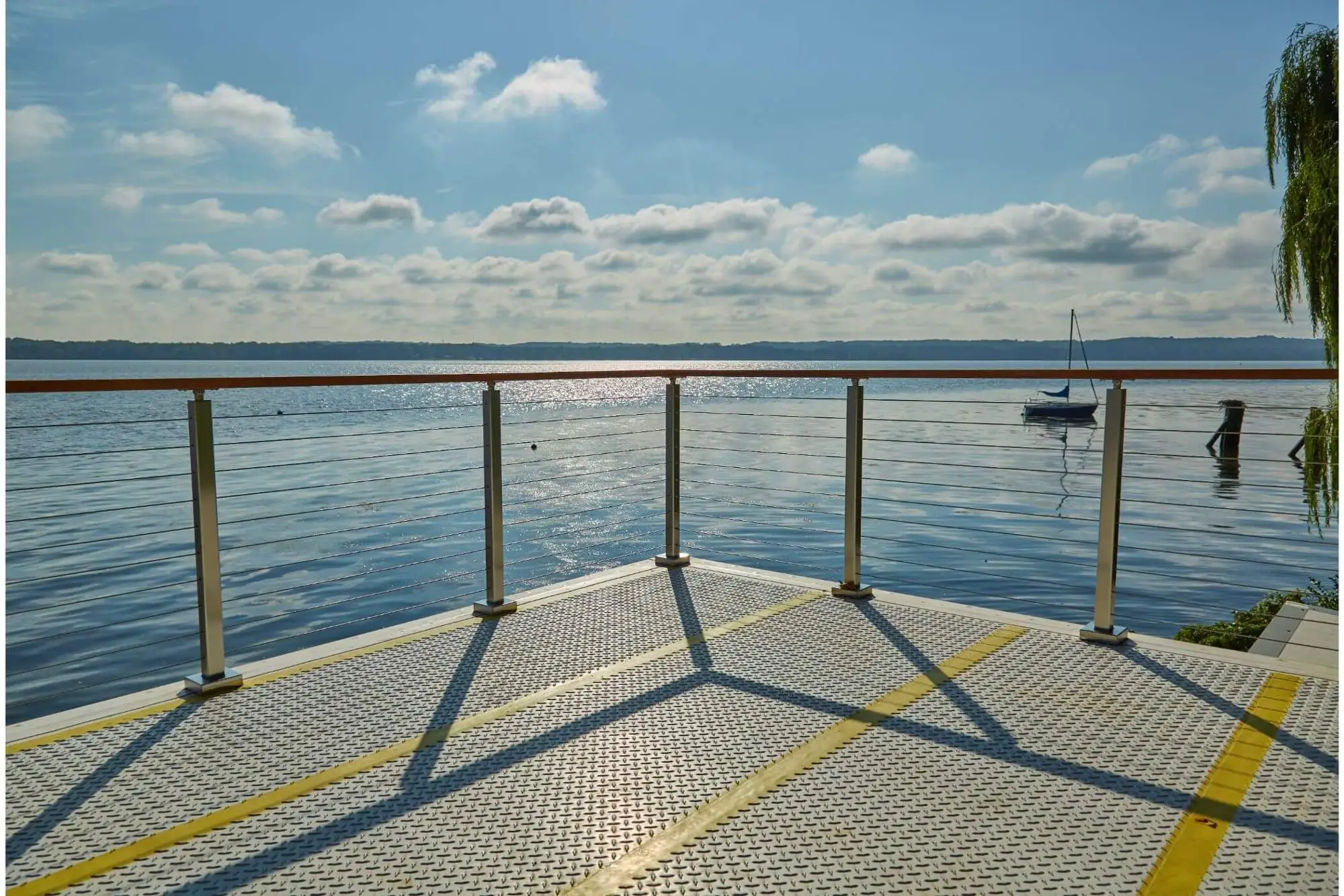 316 stainless steel wire cable railing system baluster cable