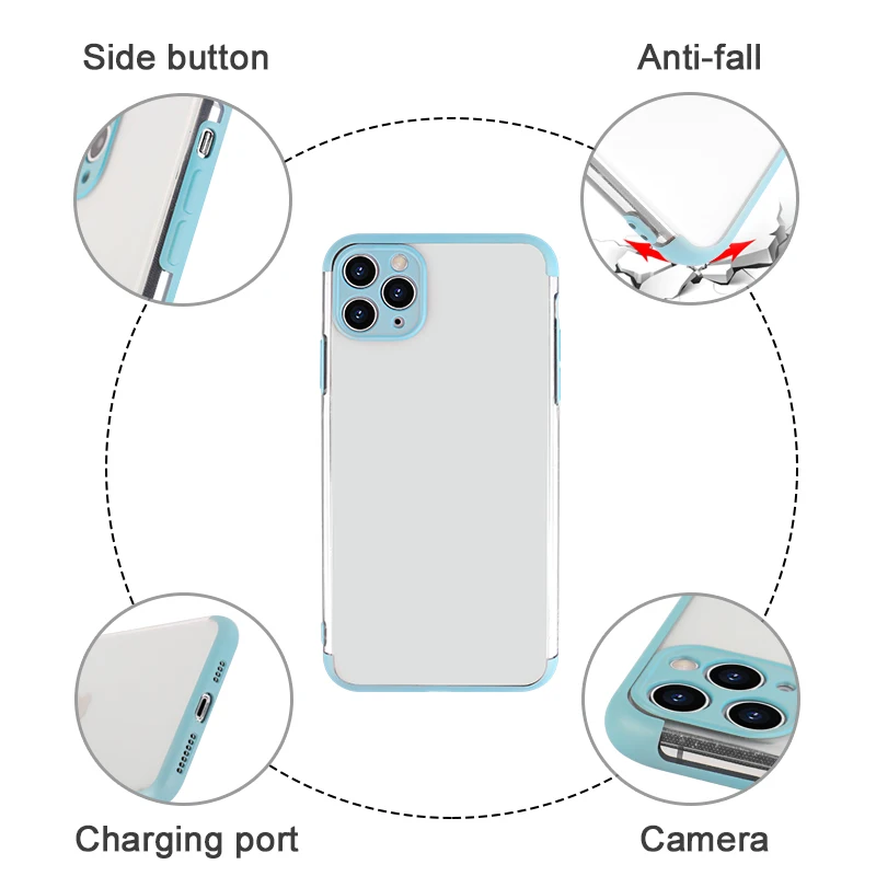 

Customized Design Protective Camera Lens Protection Shockproof Phone Case For Iphone 11 Pro Max