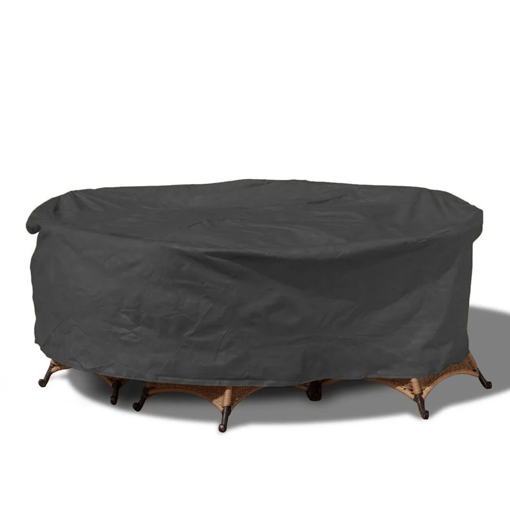 

Free Shipping 280x110cm Table Chair Set Dust Cover Outdoor Garden Patio Large Round Waterproof Furniture Cover