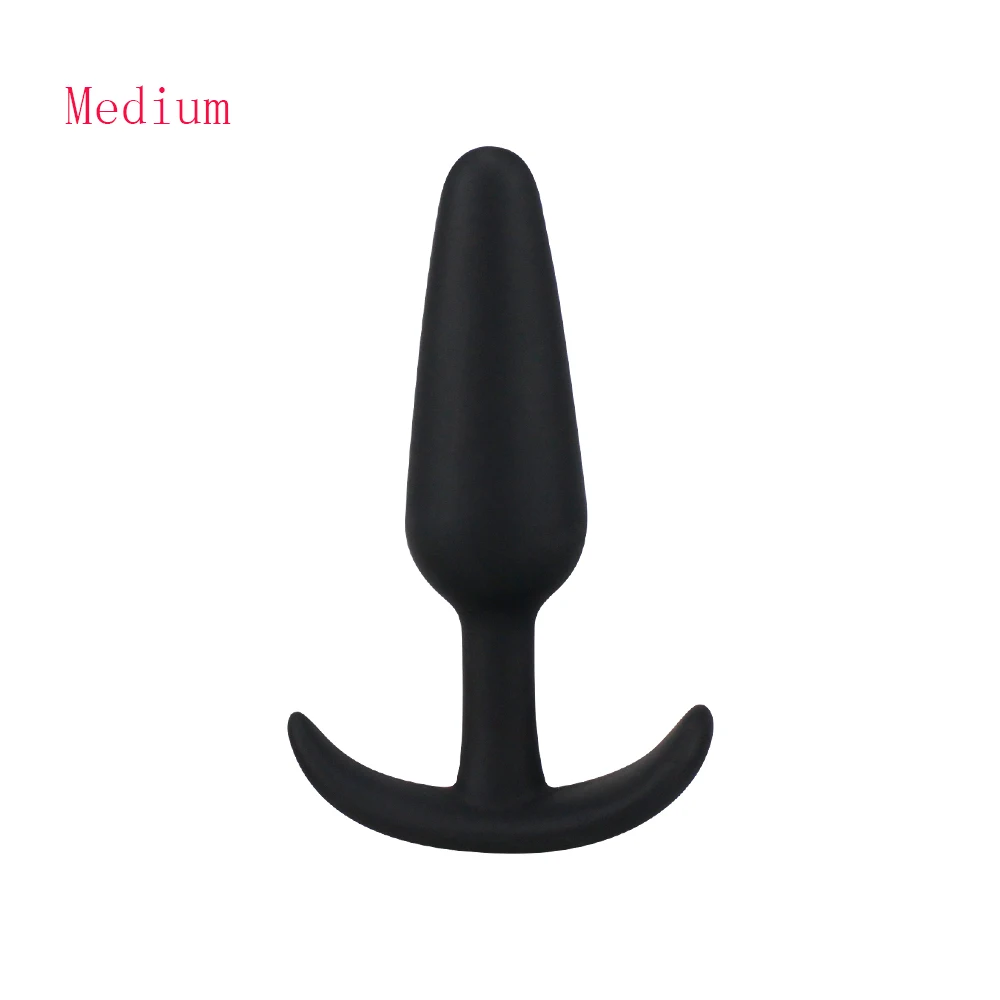 100% Silicone Unisex Huge Butt Plug Gay Anal Plug For Couple