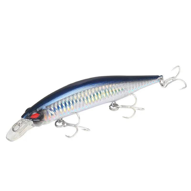 

1Piece Fishing Baits 19.2g 13.5cm Isca Artificial Floating Minnow Lure Crankbait Wobbler Fishing Lures With 3 Hooks For Ocean