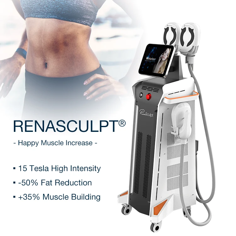 

3 In 1 Renasculpt FE60 Ems EMT RF 15 Tesla EMS Sculpt Machine For Muscle Stimulator