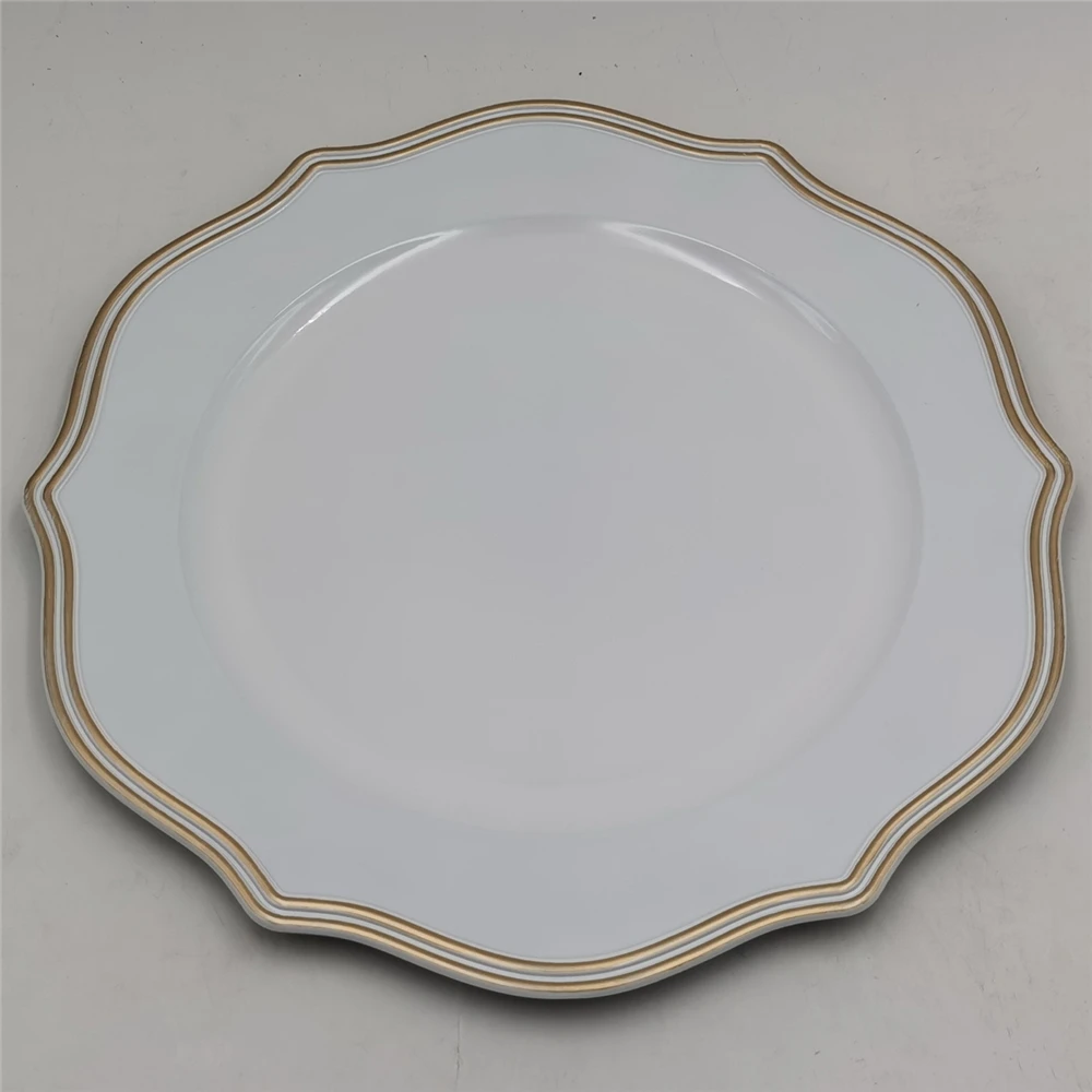 

Snack plate can be printed logo, dazzle colour plastic food small dish, snack plate