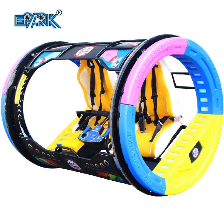 

Amusement Park Rides New 360 Degree Rolling Electric Leswing Happy Car, Red, yellow, green, purple, blue