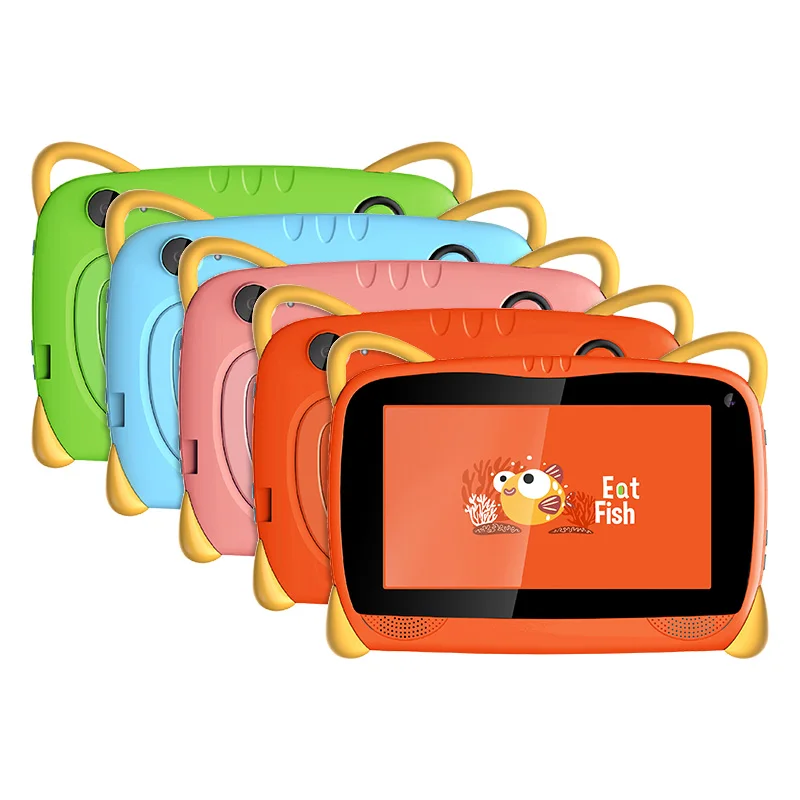 

Amazon Hot Selling Tablet kids Pc 7 Inch Android Wifi children's Education tablet pc for kids, Black sliver gold white