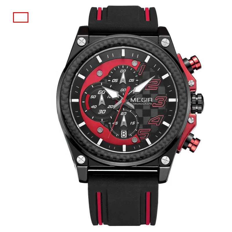 

2020 fashion megir watch men brand discount sales megir 2051G best watch brands for men quartz amazon watches, 3 colors