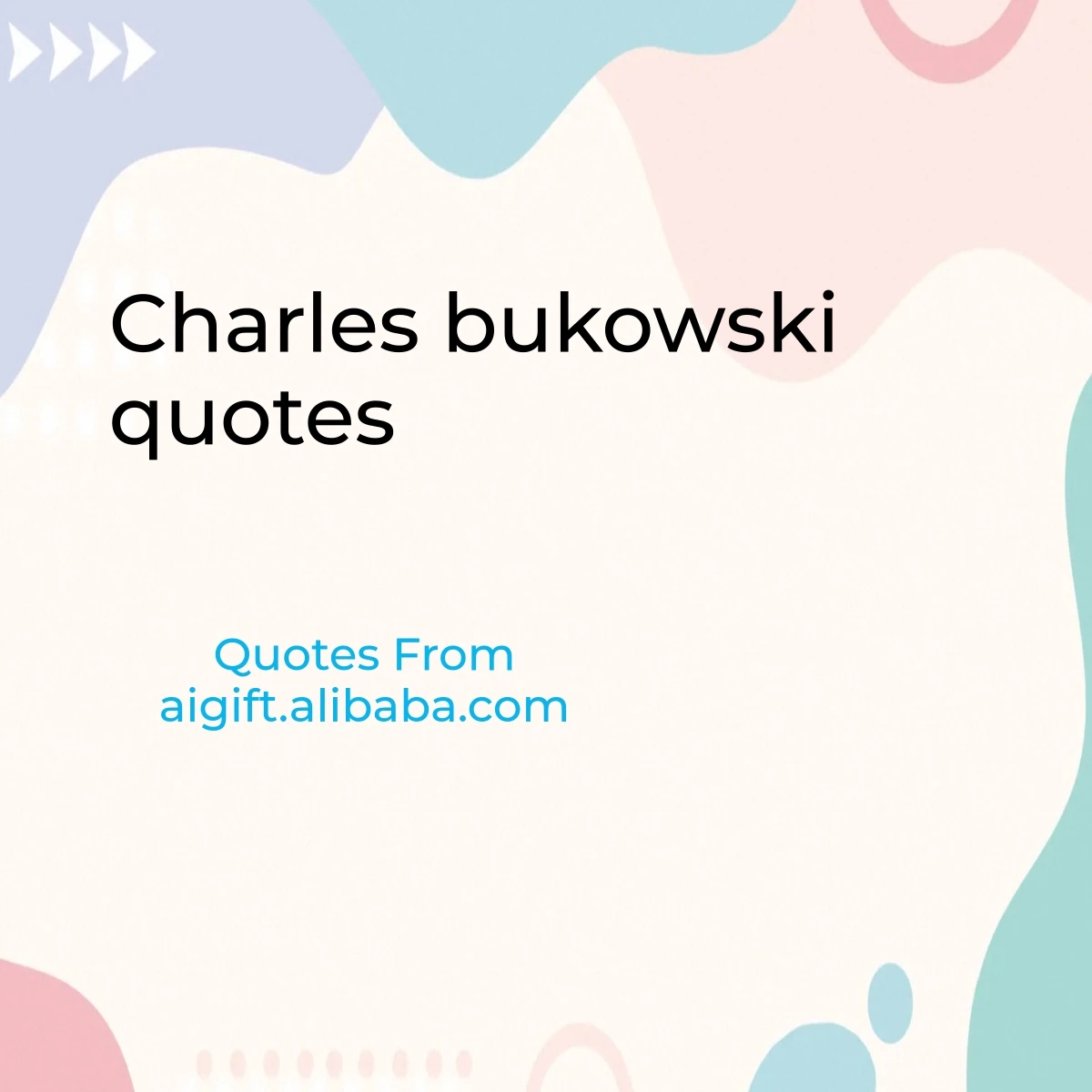 charles bukowski quotes