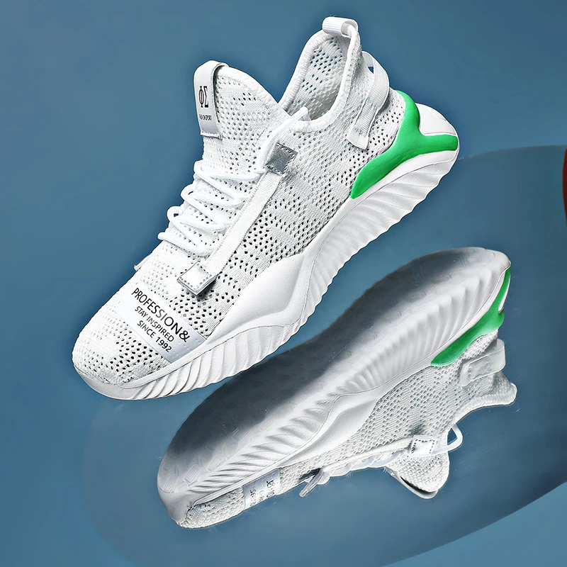 

Walking Style Shoes For Men Casual Shoes Men Breathable Walking Shoes Wholesale Sports Running Sneakers, Black