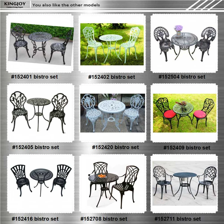 Jardín De Aluminio Fundido 11 Piezas De Muebles Al Aire Libre - Buy