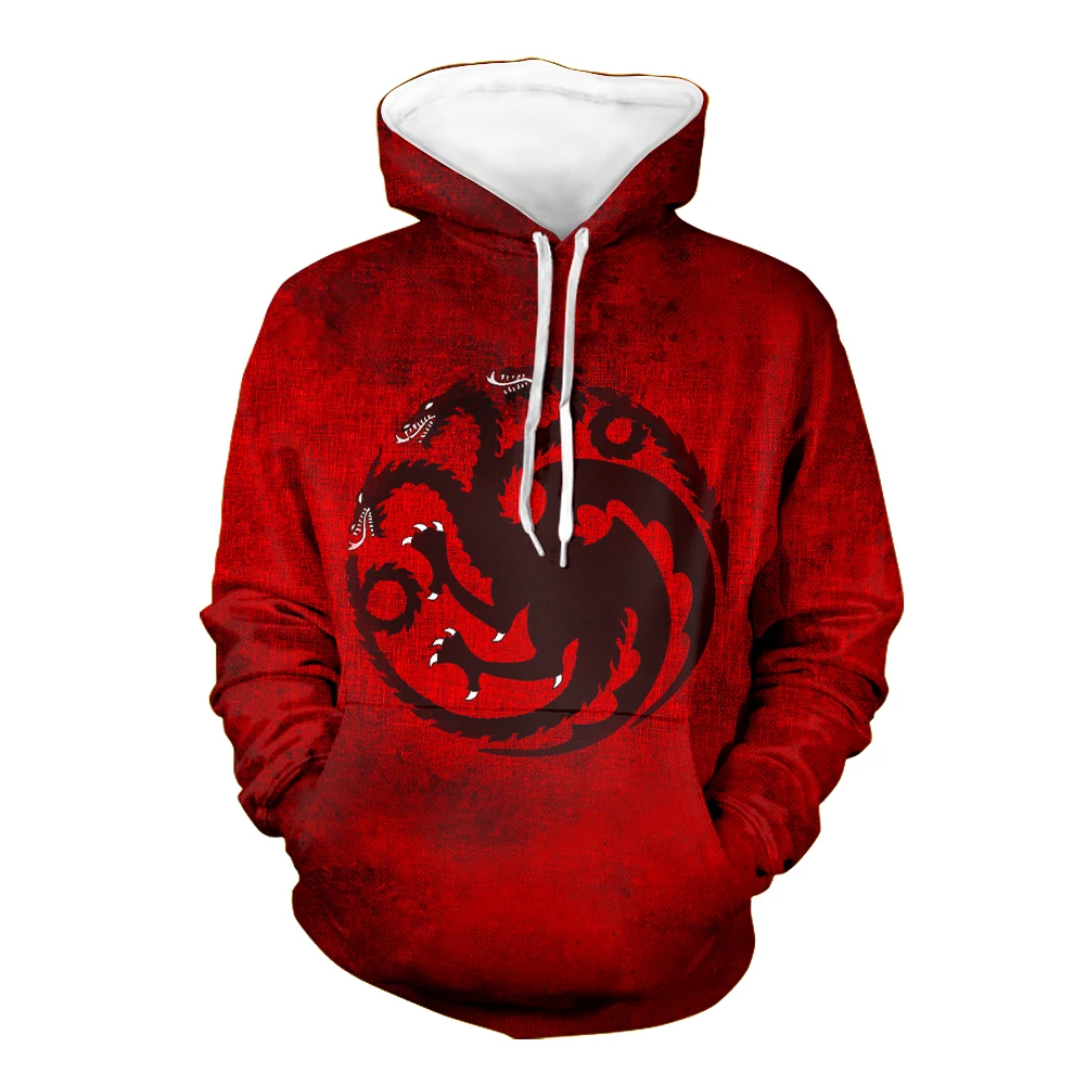 

Wholesales Fashion Women Dragon Printed Hoodie Long Winter Crewneck Sweatshirt Hoodies for Teenager Girls Leisure Sweatshirt, Customized color