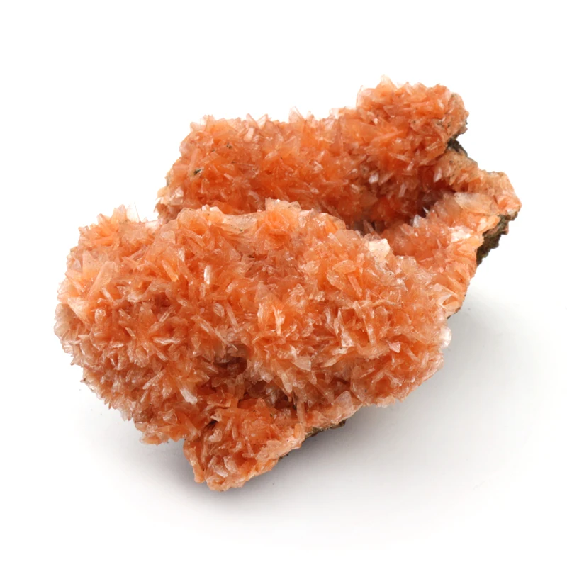 

2021 New arrivals raw minerals rocks Natural apophyllite with zeolite geode quartz cluster orange zeolite