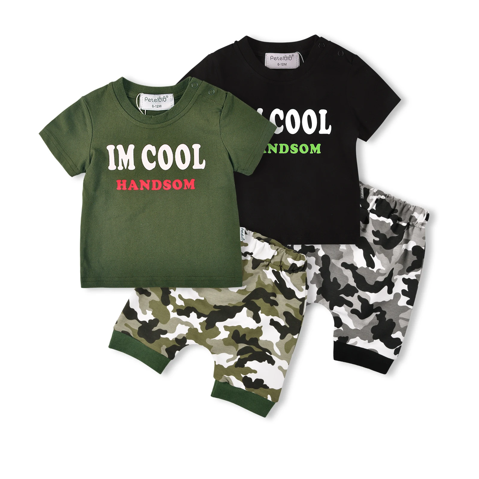 

Newest baby boys wholesale custom clothing set summer kids fashion outfit 2 pieces toddlers fashion outwear, As picture