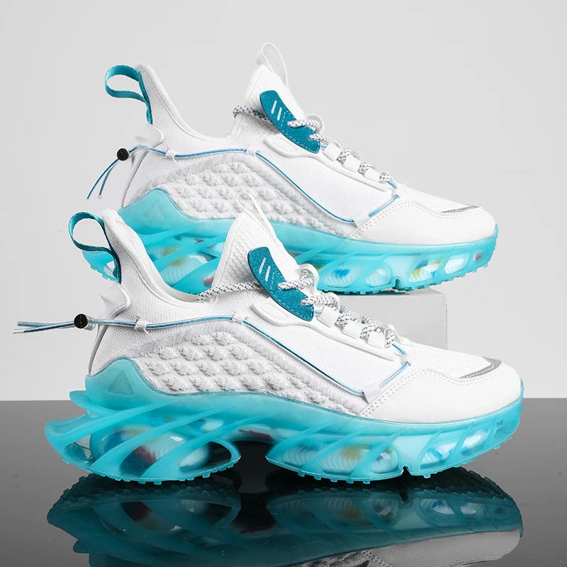 

2020 custom sport men running shoes , high quality fashion knitted sport shoes men, 3color