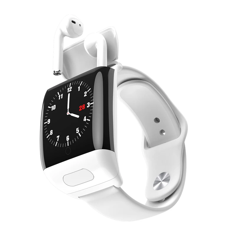

2021 New Arrival G36 portable watch 2 in 1 wireless smartwatch with earbuds headset smartwatch Wireless Earphone