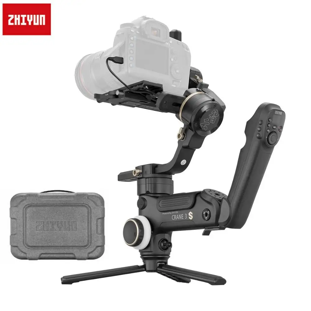 

ZHIYUN Crane 3S 3-Axis Handheld Gimbal stabilizer Payload 6.5KG for Video Camera DSL Stabilizer For Nikon Canon Sony camera