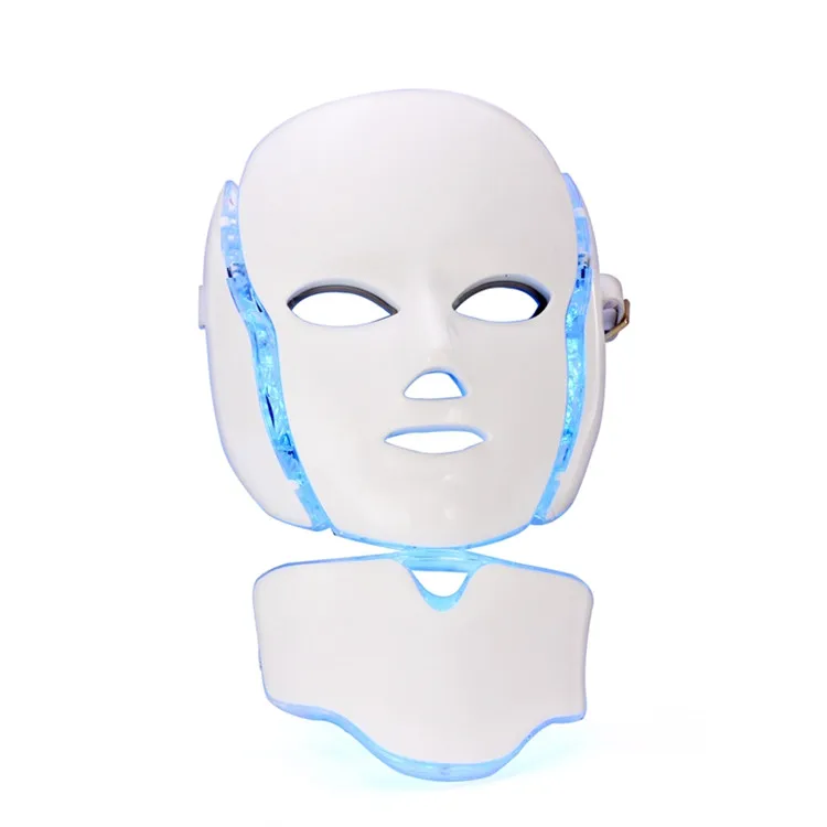 

Pdt Photon Red Light Facial Skin Beauty Therapy Face 7 Color Changing Glowing Led Light Up Mask 7 Lights Therapeutic Led Mask