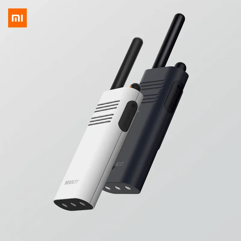 

Original New Xiaomi Beebest Smart Walkie talkie 1-5 km call 16 channel anti-jamming Long standby handheld smart interphone, White