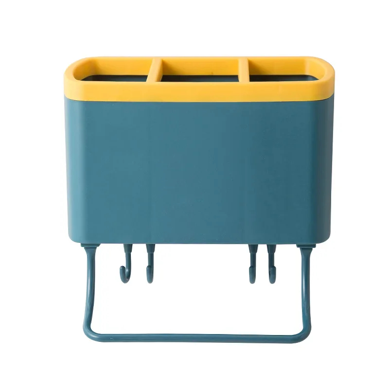 

Chopsticks rack wall hanging free perforation kitchen supplies tableware storage box chopstick tube spoon spatula chopsticks bas