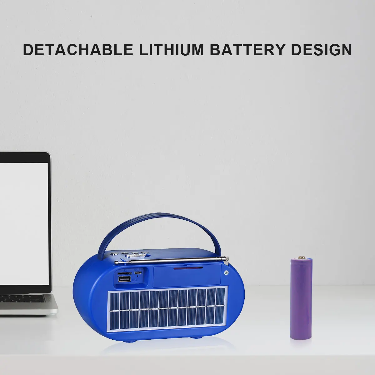 IS-X16 portable mini speaker with fm radio wireless solar player with LED Lamp Emergency Mini speakers audio system sound - ANKUX.COM