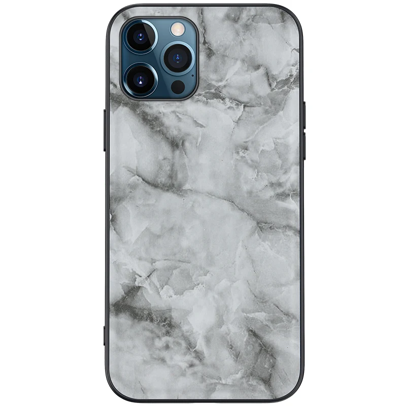 

Unique Fashion Silicone Shockproof Soft Marble PU Leather Phone Case For iPhone 12 11 Pro Max Mini X Xs Xr 7 Fundas Coque Shell, 2 colors