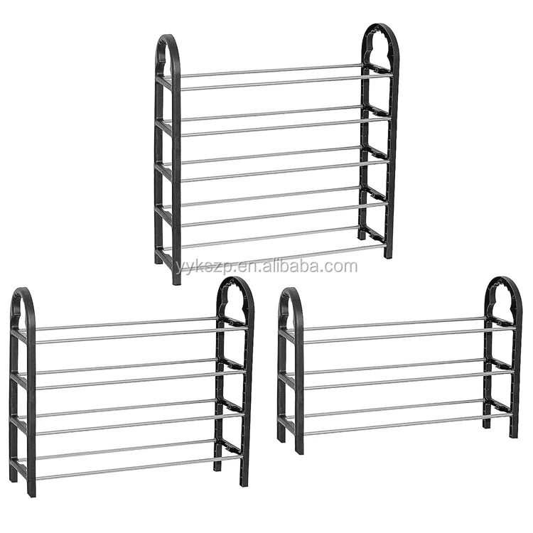 
5 Tiers DIY Esay To Assemble Plastic Shoes Rack cheap shoe rack 