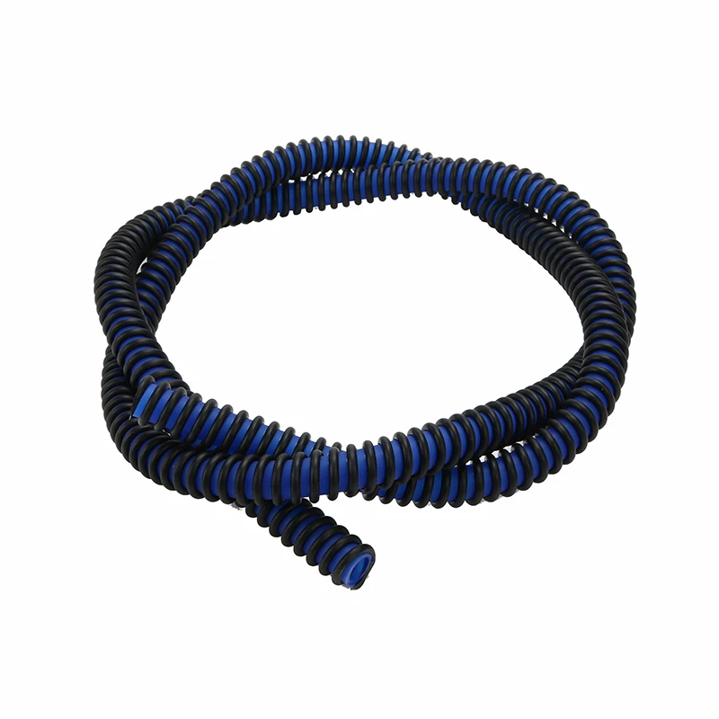 

Ripple Blue Hookah Hose High Quality Silicone Hookah Hose Corrugated Hookah Hose, Black&bule