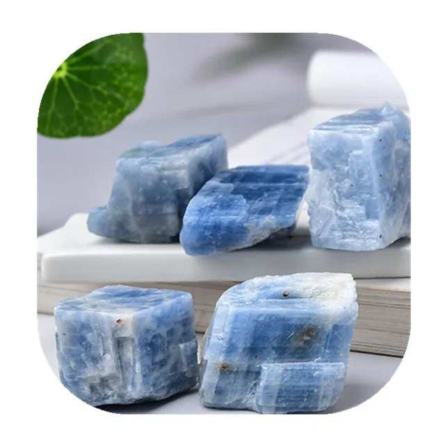 

Wholesale Natural Blue calcite Rough raw healing crystal
