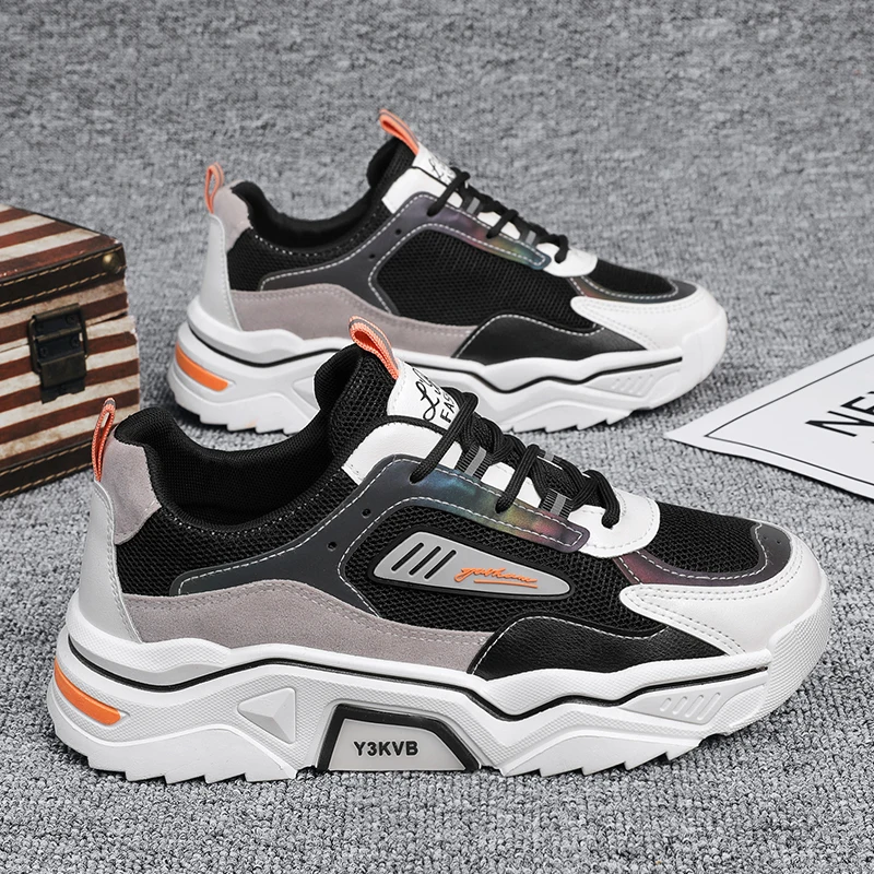 

Hot Sales Breathable Men Sneakers Mesh Casual Walking Shoes New Style