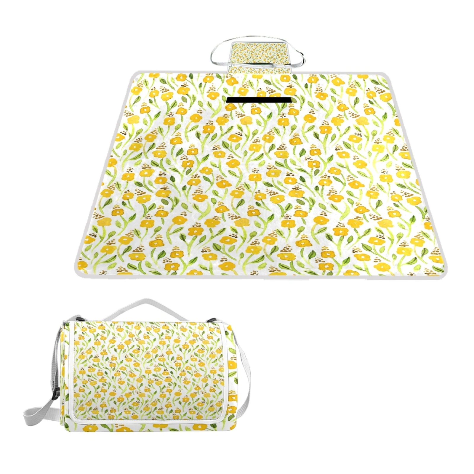 

High Quality Custom Recyclable King Size Sand Free Beach Mat Foldable Picnic Blanket For Family Outdoor
