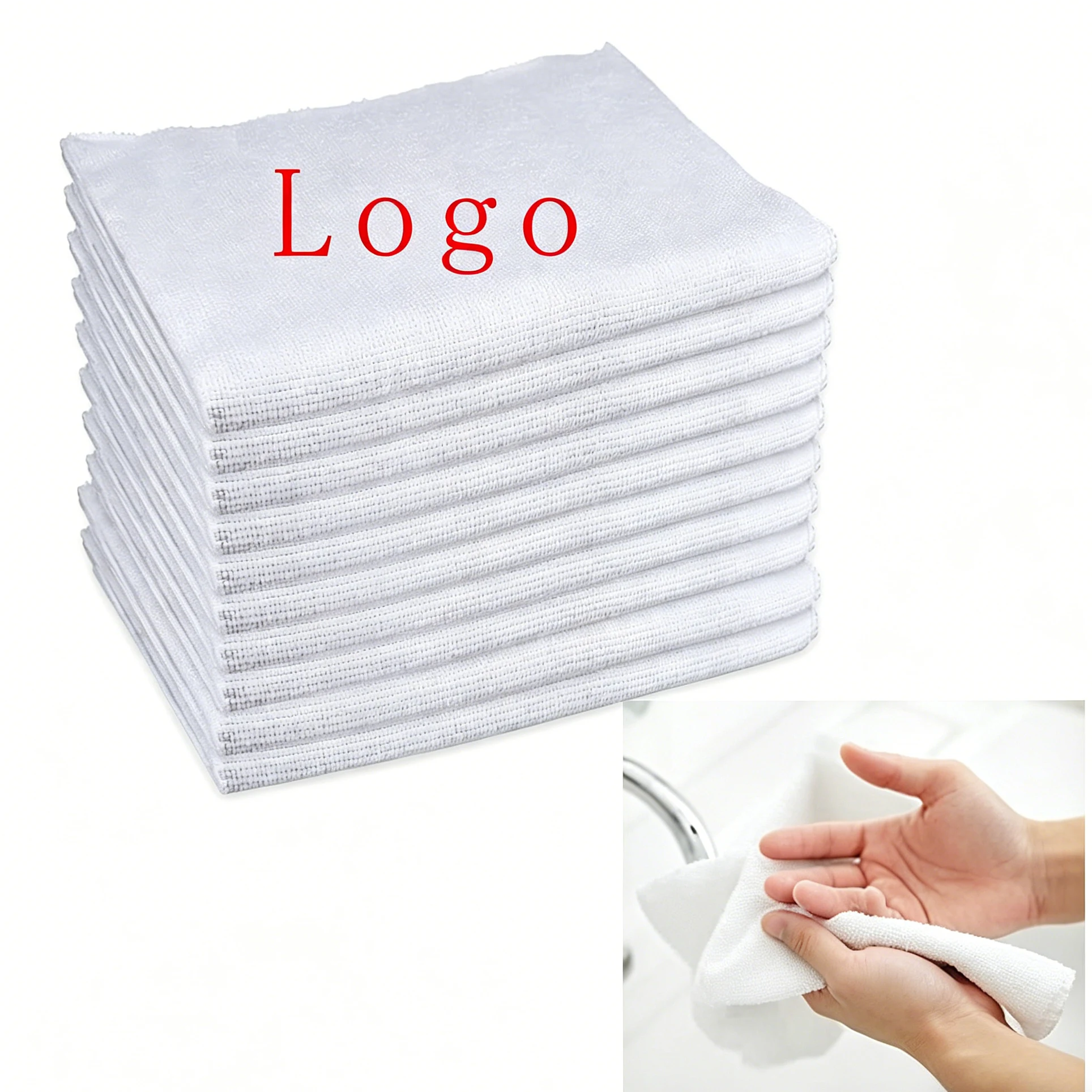 Sublimation Towels Blanks Luxury Polyester Customized Dish Bath Tea Hand Towel Blank Beach Towels With logo Custom Printing