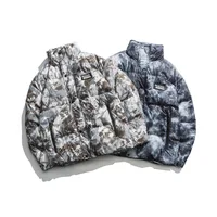 

Camouflage Padded Winter Wears Standing Collar Loose Custom Winter Jacket For Men