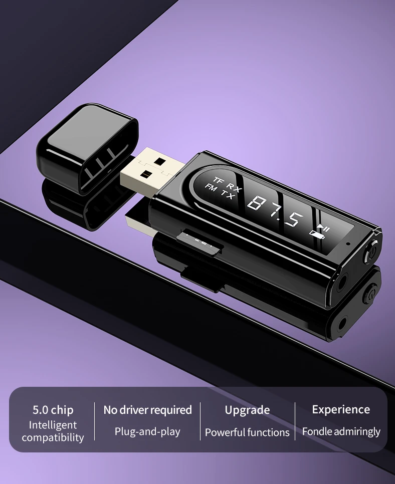 bluetooth car kit player fm transmitter