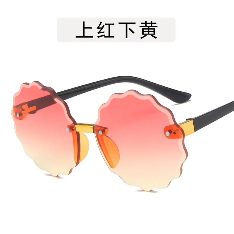 

MJ-0187 Wu Kuang Trimming The New Children Round Sunglasses Fashion Kids Little Girls Cute Sunglasses