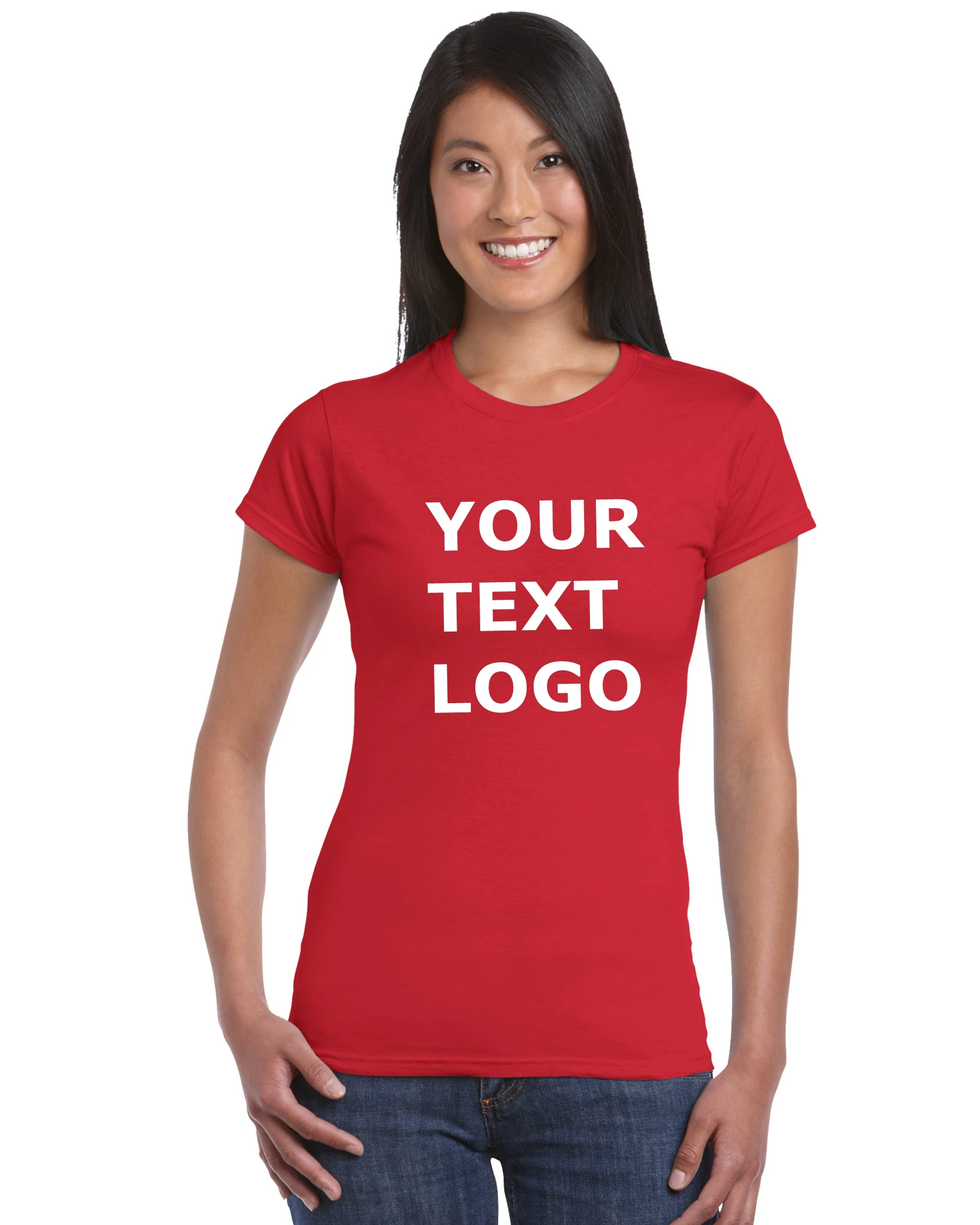 

Short sleeve tshirt 100% cotton basic plain blank custom logo screen printing round o neck summer ladies tees women t shirt