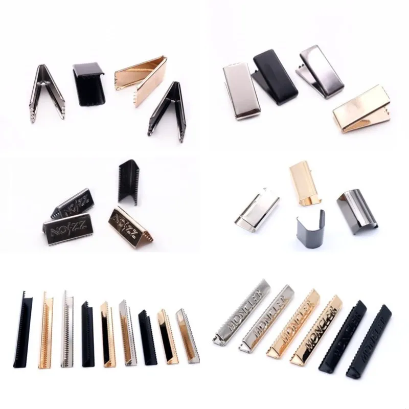 

hot manufacture custom hoodie cord end tip lace clips for shoe