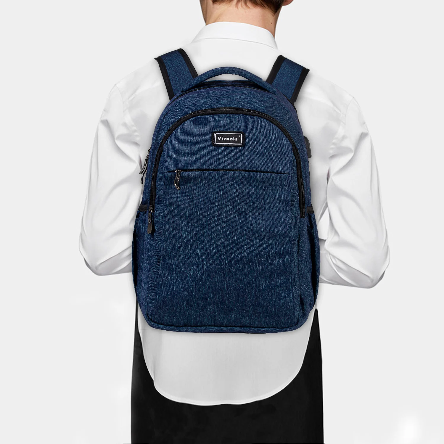 

Customized High Quality Men Waterproof Backbag Pack Business Laptop Sac A Dos Bagpack Polyester Bags For Men Backpack Laptop Bag, Accept customized logo