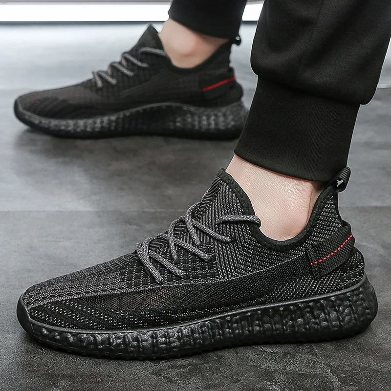 

OEM Fashion Breathable Flying Weaving Running Sport Custom Men Sneakers