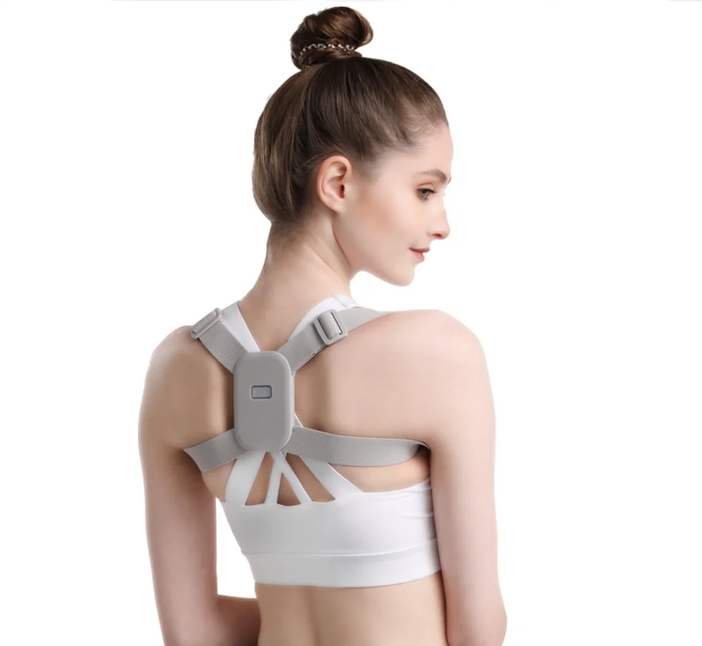 

Stock Quality Smart Vibration Reminding Travel Posture Corrector, Gray