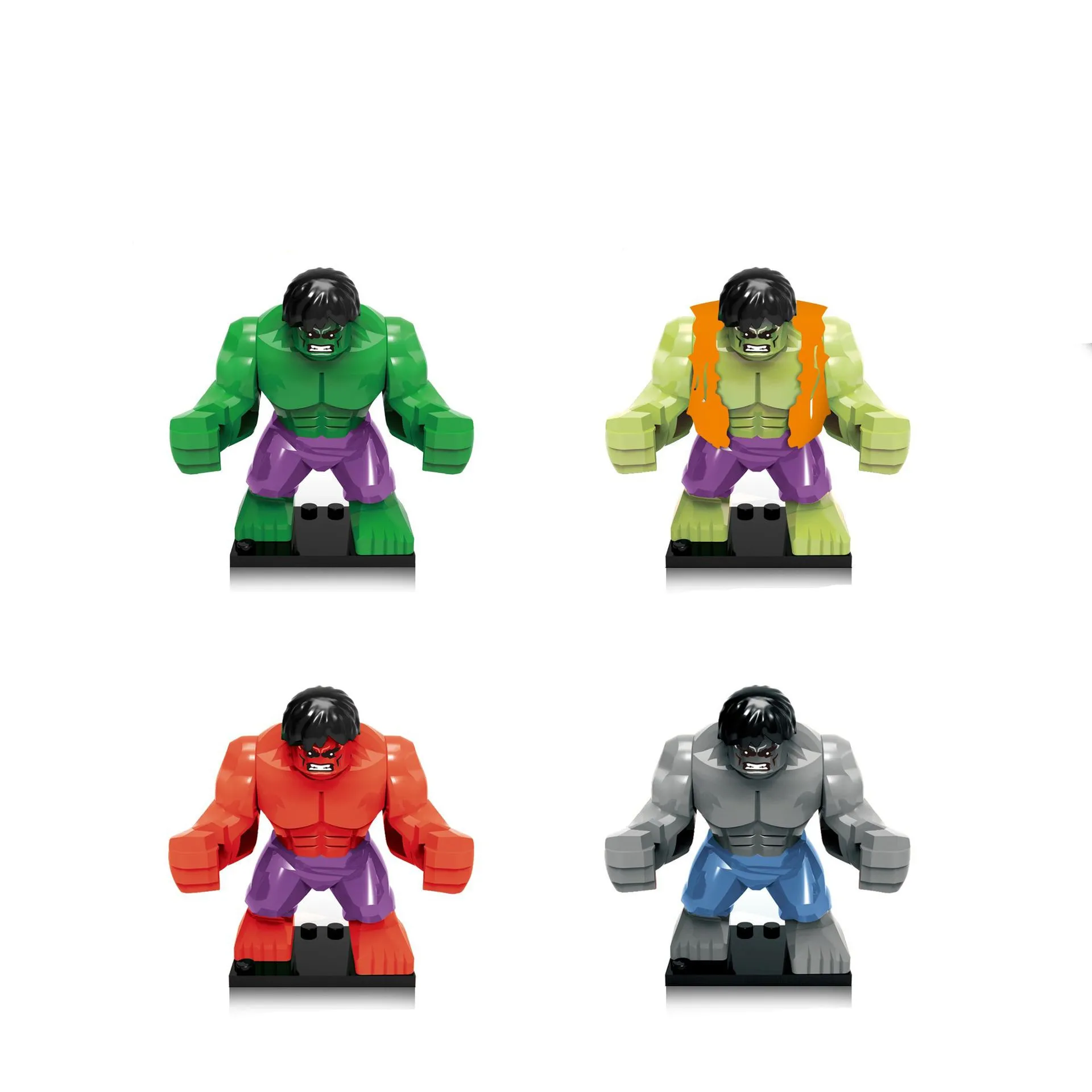 

free shipping cheap Super Heroes big Building Blocks Toys mini action Figures block toys, As picture