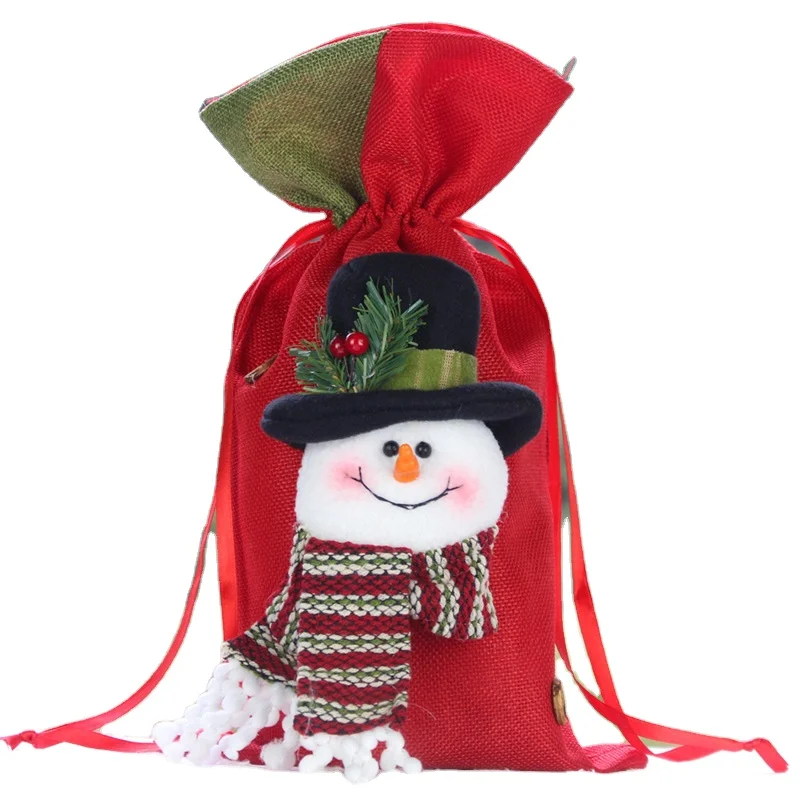 

Free shipping hot selling Large loverly Xmas christmas toys decorative colourful Xmas Nonwoven Gifts Bags