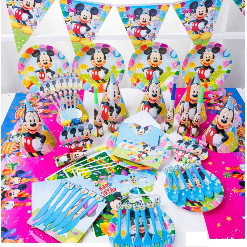 
Birthday Party Supplies LOL Buzz Light Year Theme Set Dance Party Decoration Custom Disposable Paper Tableware 80 Pieces 