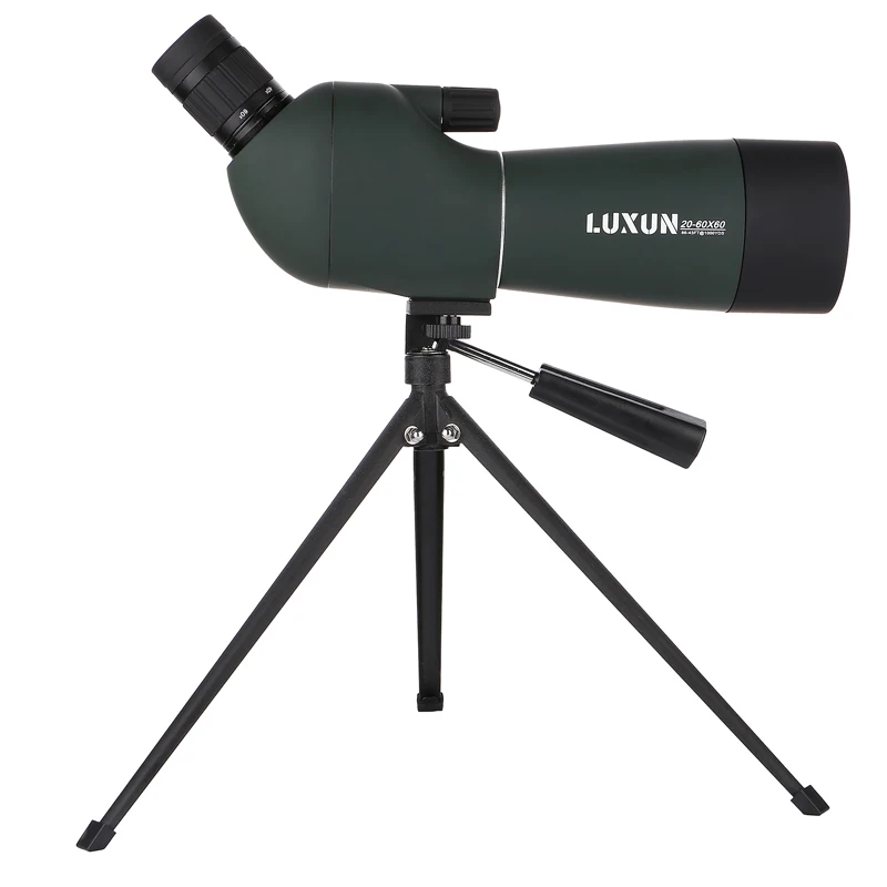 

20-60x60 Spotting ScopeTelescope Portable Travel Scope Monocular Telescope with Tripod Carrying Bag Birdwatch Hunting Monocular