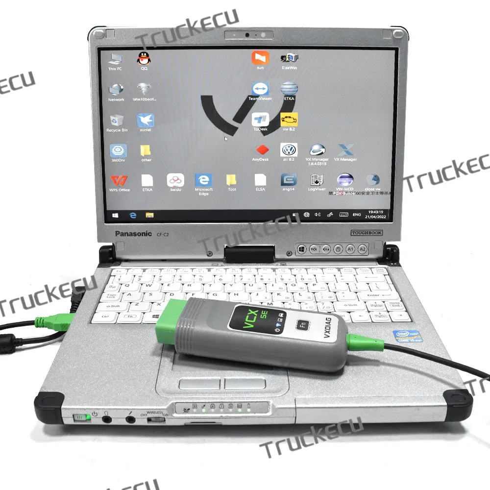 

Thoughbook C2 laptop+VXDIAG VCX SE for VW All System auto Diagnostic Tool doip OBD2 Code ECU Programming Coding J2534 Protocol