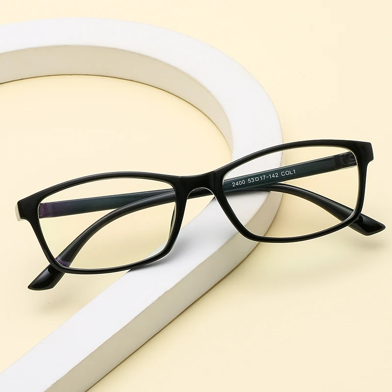 

Business 2400 matte black men glasess optical square eyeglasses frame for man
