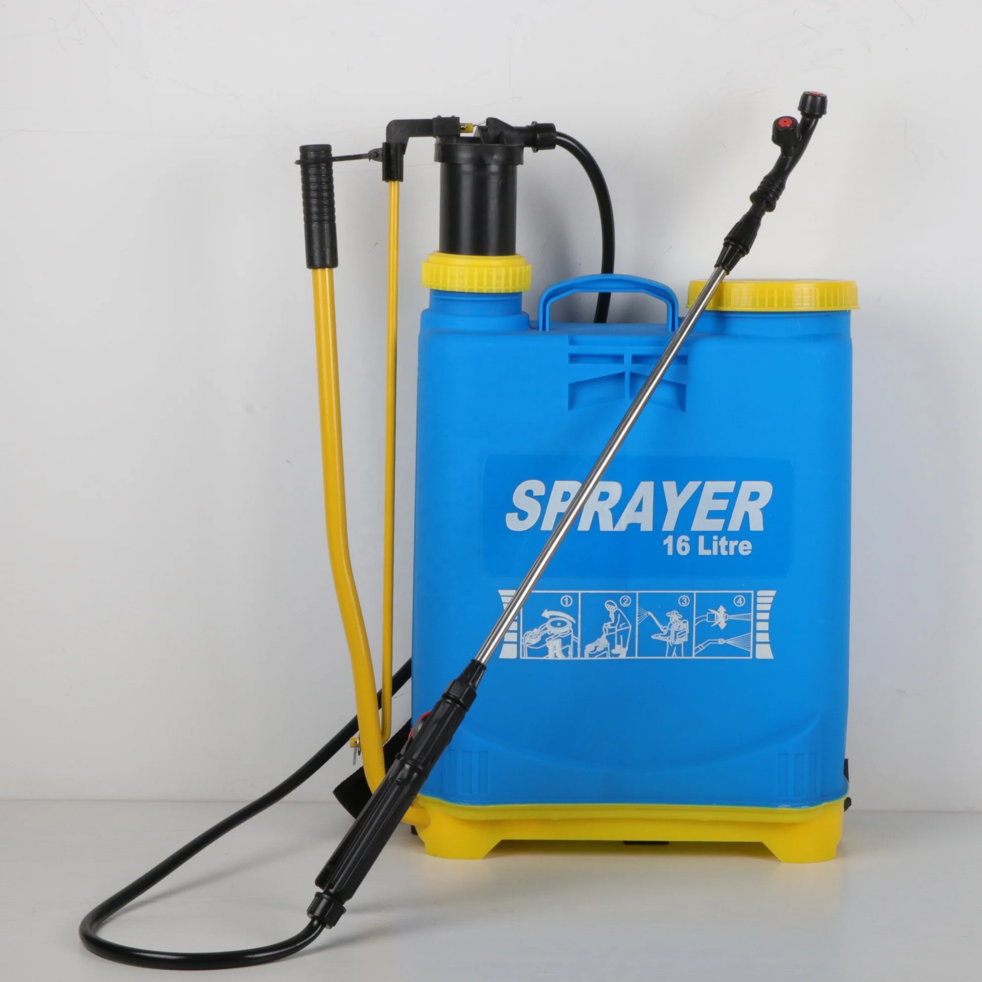 

Sprayer Agriculture Spray Pump Pest Control 16l Sprayer Agricultural Pressure Power Portable Plastic Three Nozzles for Free, Custom color available