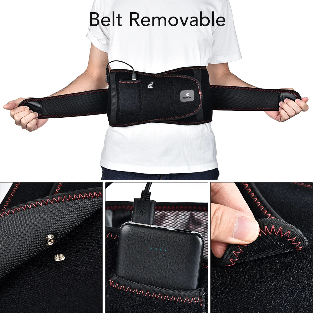 Dropshipping Hot Pressing Adjustable Lumbar Lower Back Arthritis Far Infrared Self Heating Waist Brace Belt.jpg